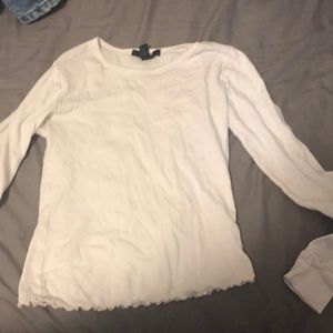 White eloquent long sleeve